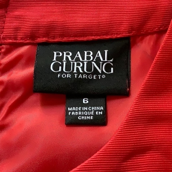 Prabal Gurung for Target red dress size 6 NWT - Picture 10 of 12
